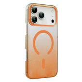iPhone 17 Pro Glossy Magsafe Kapak - Turuncu thumbnail 3