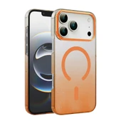 iPhone 17 Pro Glossy Magsafe Kapak - Turuncu thumbnail 1