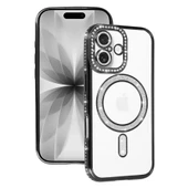 iPhone 17 Joke Simli Magneticsafe Kılıf - Siyah thumbnail 1