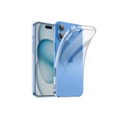 iPhone 16 Plus Kılıf Lüx Şeffaf Silikon thumbnail 1