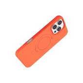iPhone 16 Pro Regal Magsafe Standlı Kapak - Turuncu thumbnail 3