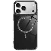 iPhone 17 Pro Max Live Diamond Magsafe Kapak - Siyah thumbnail 2