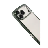 iPhone 17 Pro Max Kamera Korumalı Lensli Silikon - Yeşil thumbnail 3