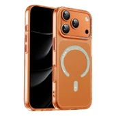 iPhone 17 Pro Tash Diamond Magsafe Kapak - Turuncu thumbnail 1