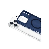 iPhone 17 Pro Combo Sert Şeffaf Magsafe Kapak - Mavi thumbnail 2