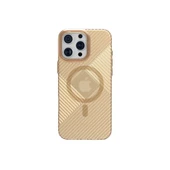 iPhone 16 Pro Max Stella Pc Sert Magsafe Kılıf - Gold thumbnail 2