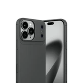 iPhone 17 Pro Max Auto Focus Karbon Kapak - Gri thumbnail 2