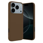 iPhone 17 Pro Max First Silikon - Kahverengi thumbnail 1