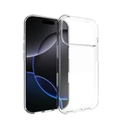 iPhone 17 Pro Max Lüx Şeffaf Silikon - Şeffaf thumbnail 1