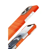 iPhone 16 Pro Vega Magsafe Kapak - Turuncu thumbnail 4