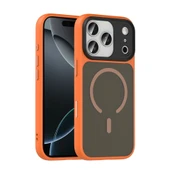 iPhone 17 Pro Max Megane Magsafe Kapak - Turuncu thumbnail 1