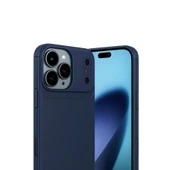 iPhone 17 Pro Max Auto Focus Karbon Kapak - Lacivert thumbnail 2