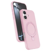 iPhone 17 Regal Magsafe Standlı Kapak - Açık Pembe thumbnail 1