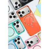 iPhone 17 Pro Max Live Diamond Magsafe Kapak - Siyah thumbnail 3