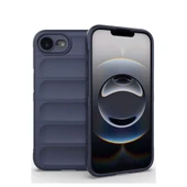 iPhone 16e Kılıf Optimum Silikon - Lacivert thumbnail 1