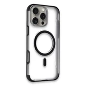 iPhone 16 Pro Max Hilton Magsafe Kapak - Siyah thumbnail 1