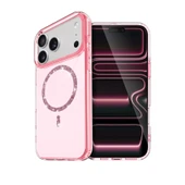 iPhone 17 Pro Max Live Diamond Magsafe Kapak - Pembe thumbnail 1