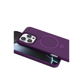 iPhone 16 Pro Max Regal Magsafe Standlı Kapak - Derin Mor thumbnail 4
