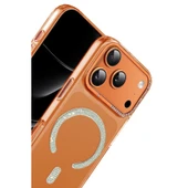 iPhone 17 Pro Tash Diamond Magsafe Kapak - Turuncu thumbnail 3