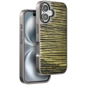 iPhone 16 Wave Kapak - Koyu Kahve thumbnail 1