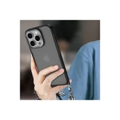 iPhone 16 Pro Kılıf Elegant Kapak - Siyah thumbnail 2