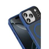 iPhone 17 Pro Max Megane Magsafe Kapak - Lacivert thumbnail 2