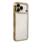 iPhone 17 Pro Kamera Korumalı Lensli Silikon - Gold thumbnail 2