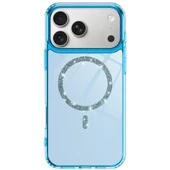 iPhone 17 Pro Max Live Diamond Magsafe Kapak - Mavi thumbnail 2