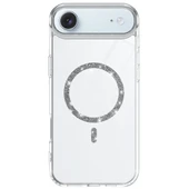 iPhone 17 Air Live Diamond Magsafe Kapak - Şeffaf thumbnail 2