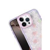 iPhone 16 Pro Max Lumi Desenli Kapak - Mor thumbnail 2