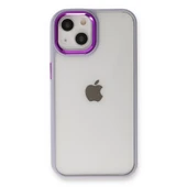 iPhone 14 Plus Kılıf Dora Kapak - Lila thumbnail 3
