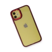 iPhone 12 Kılıf Dora Kapak - Kırmızı thumbnail 3