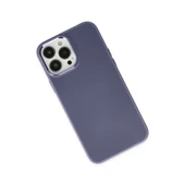 iPhone 13 Pro Kılıf Asya Deri Silikon - Mor thumbnail 3