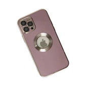 iPhone 12 Pro Kılıf Store Silikon - Mor thumbnail 3