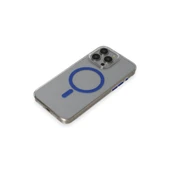 iPhone 15 Pro Max Bubble Magsafe Kapak - Lacivert thumbnail 4