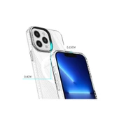 iPhone 12 Pro Max Kılıf Beta Magneticsafe Silikon - Şeffaf thumbnail 5