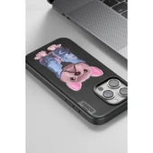 iPhone 15 Pro Max Cute Desenli Kapak - Siyah thumbnail 5