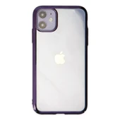 iPhone 12 Kılıf Element Silikon - Mor thumbnail 1
