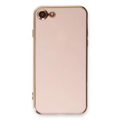 iPhone 7 Kılıf Volet Silikon - Pembe thumbnail 2