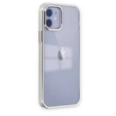 iPhone 12 Kılıf Element Silikon - Gümüş thumbnail 2