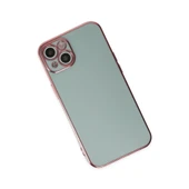 iPhone 13 Kılıf Volet Silikon - Açık Yeşil thumbnail 2