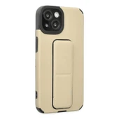 iPhone 14 Plus Kılıf Mega Standlı Silikon - Gold thumbnail 2