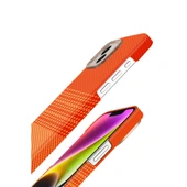 iPhone 14 Vega Magsafe Kapak - Turuncu thumbnail 4