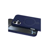 iPhone 17 Regal Magsafe Standlı Kapak - Lacivert thumbnail 2