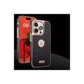 iPhone 13 Pro Max Kılıf Snake Kapak - Bordo thumbnail 4