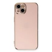 iPhone 13 Kılıf Volet Silikon - Pembe thumbnail 2
