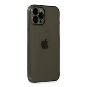 iPhone 12 Pro Max Kılıf Fly Lens Silikon - Siyah thumbnail 2