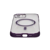 iPhone 11 Hilton Magsafe Kapak - Derin Mor thumbnail 3