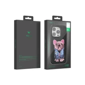 iPhone 15 Pro Max Cute Desenli Kapak - Siyah thumbnail 6