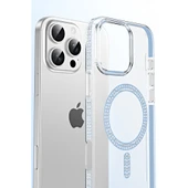 iPhone 14 Move Taşlı Magsafe Kapak - Pembe thumbnail 2